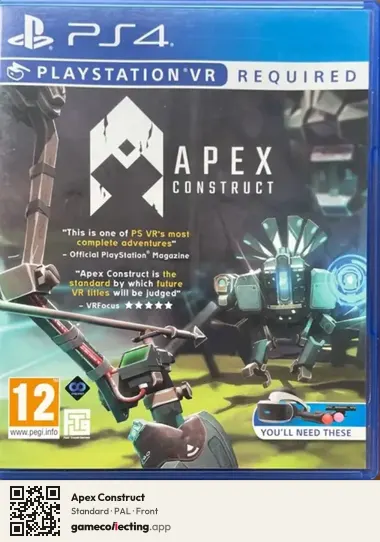 Apex Construct PlayStation 4, PAL box front