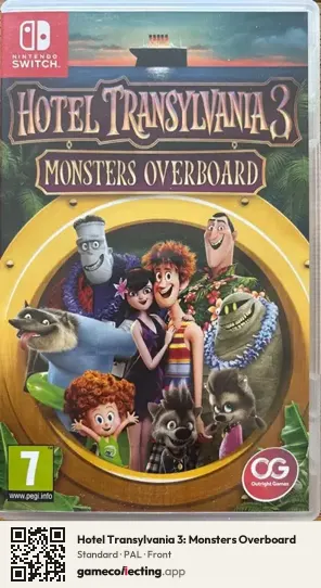 Hotel Transylvania 3: Monsters Overboard Nintendo Switch, PAL box front