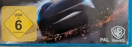 Cars 3: Driven to Win, the USK square on its front