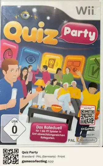 Quiz Party Nintendo Wii, Germany box front