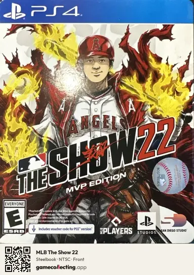 MLB The Show 22 PlayStation 4, NTSC box front