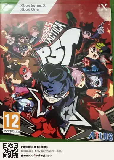 Persona 5 Tactica Xbox Series X, Germany box front