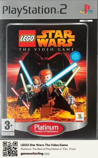 LEGO Star Wars: The Video Game PlayStation 2, PAL box front
