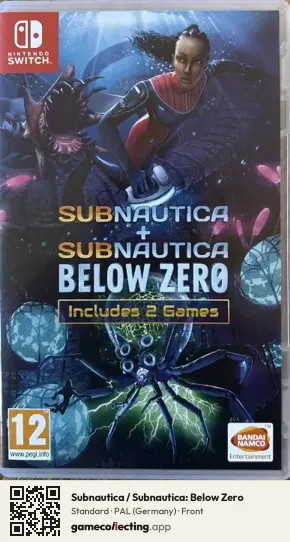 Subnautica / Subnautica: Below Zero Nintendo Switch, Germany box front
