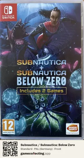 Subnautica / Subnautica: Below Zero Nintendo Switch, Germany box front