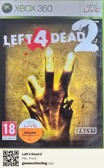 Left 4 Dead 2 Xbox 360, PAL box front