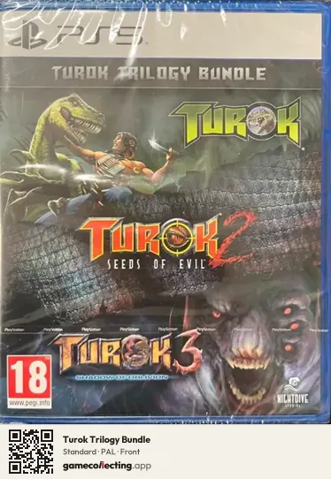 Turok Trilogy Bundle PlayStation 5, PAL box front