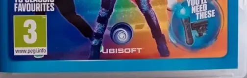 Just Dance 2017, the PEGI square on its front