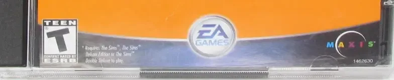 The Sims: Superstar, the ESRB box on its front
