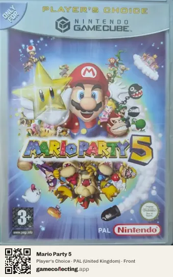 Mario Party 5 Nintendo GameCube, United Kingdom box front