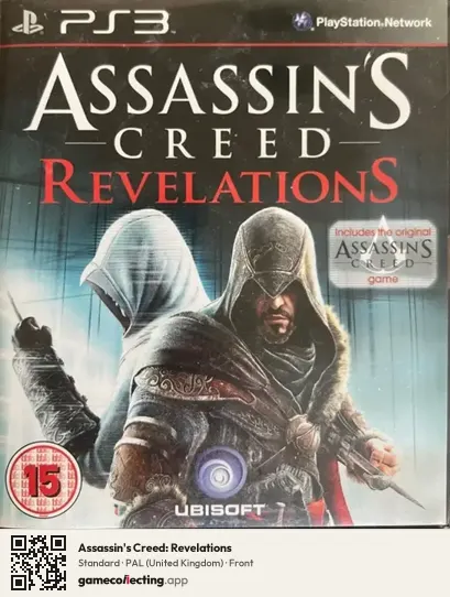 Assassin's Creed: Revelations PlayStation 3, United Kingdom box front