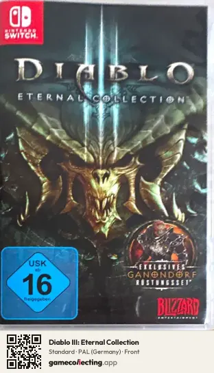 Diablo III: Eternal Collection Nintendo Switch, Germany box front