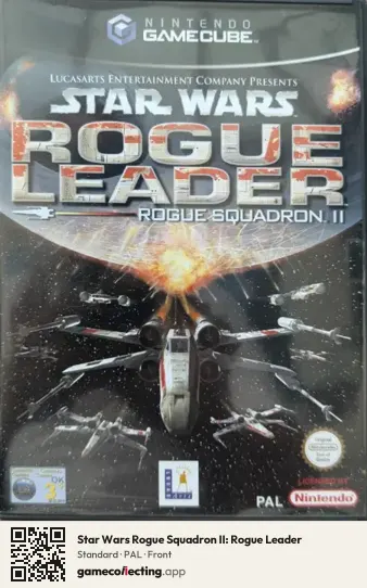 Star Wars Rogue Squadron II: Rogue Leader Nintendo GameCube, PAL box front