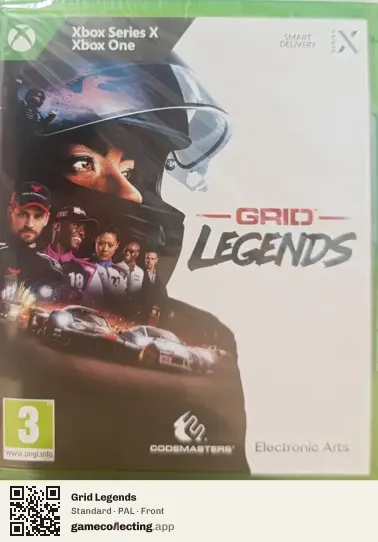 Grid Legends Xbox Series X, PAL box front