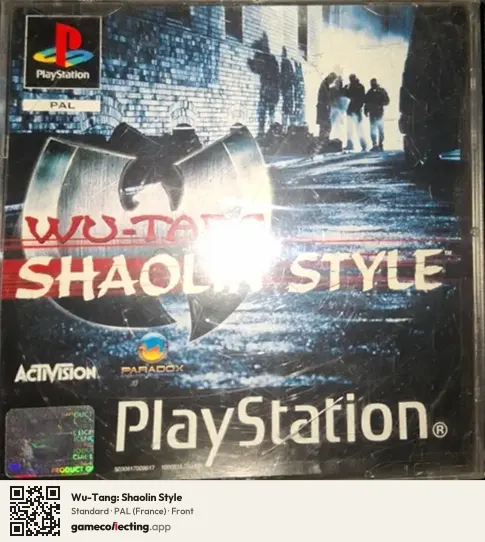 Wu-Tang: Shaolin Style PlayStation, France box front