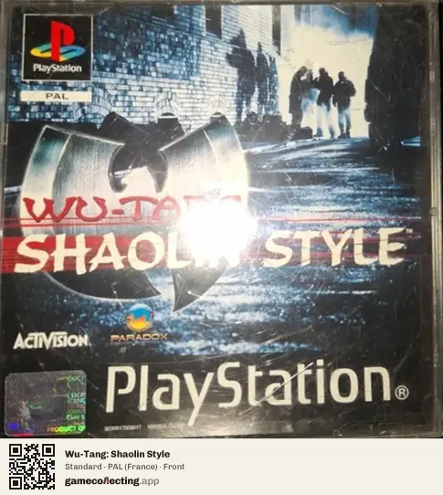 Wu-Tang: Shaolin Style PlayStation, France box front