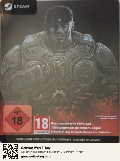 Gears of War: E-Day Computer, Germany box front