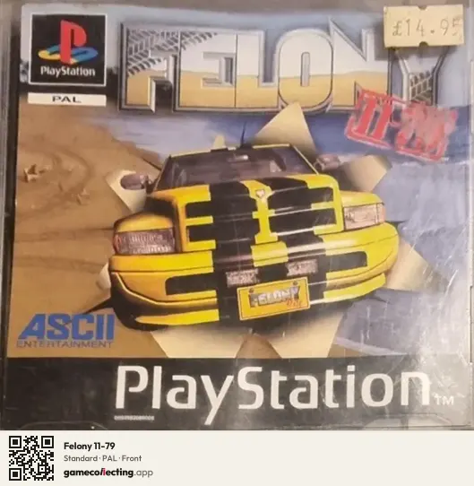 Felony 11-79 PlayStation, PAL box front