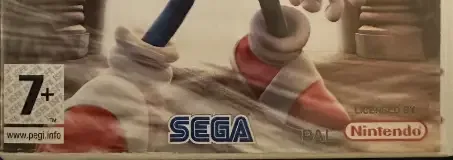 Sonic and the Secret Rings, the PEGI square on its front