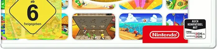 Mario Party: The Top 100, the USK square on its front