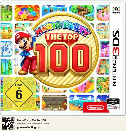 Mario Party: The Top 100 Nintendo 3DS, Germany box front