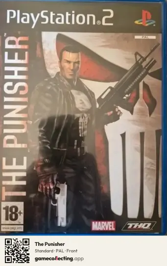 The Punisher PlayStation 2, PAL box front