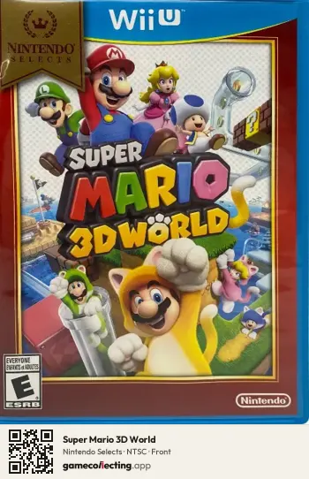 Super Mario 3D World Nintendo Wii U, NTSC box front