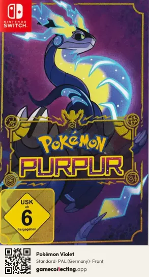 Pokémon Violet Nintendo Switch, Germany box front