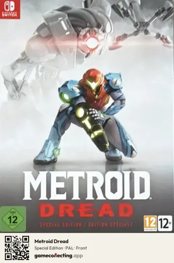 Metroid Dread Nintendo Switch, PAL box front