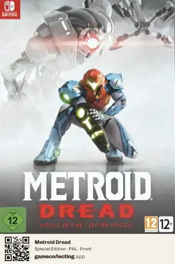 Metroid Dread Nintendo Switch, PAL box front