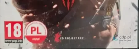 The Witcher 3: Wild Hunt, the PEGI square on its front