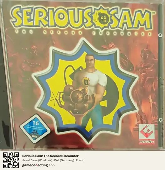 Serious Sam: The Second Encounter Computer, Germany box front