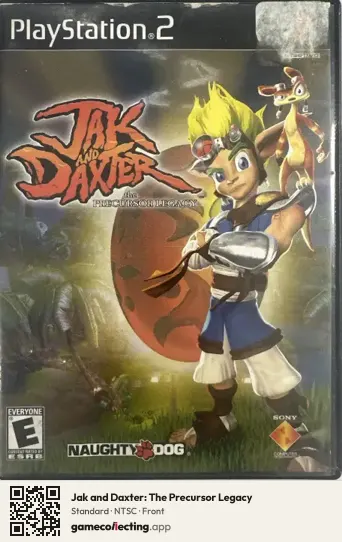 Jak and Daxter: The Precursor Legacy PlayStation 2, NTSC box front
