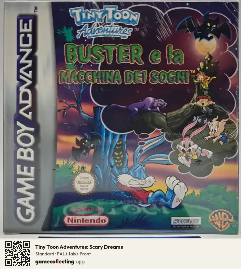 Tiny Toon Adventures: Scary Dreams Game Boy Advance, Italy box front