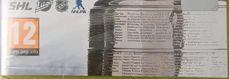 NHL Legacy Edition, the PEGI square on its front