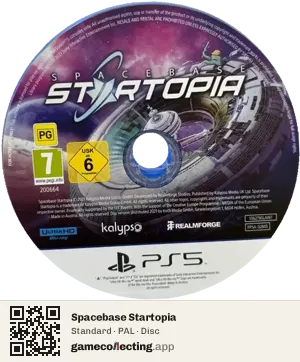 Spacebase Startopia PlayStation 5, PAL disc