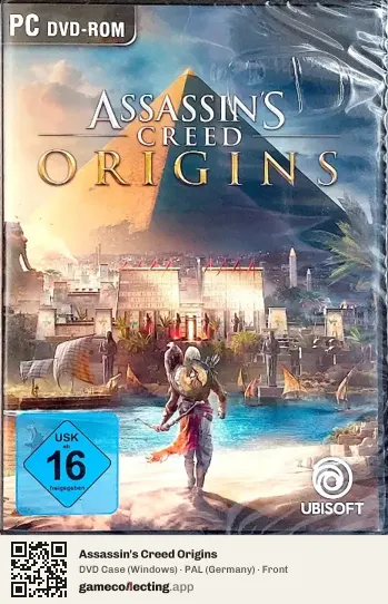 Assassin's Creed Origins Computer, Germany box front
