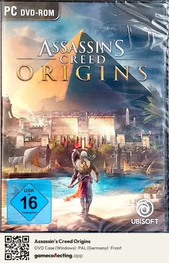 Assassin's Creed Origins Computer, Germany box front