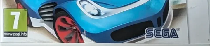 Sonic & All-Stars Racing Transformed, the PEGI square on its front