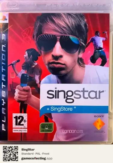 SingStar PlayStation 3, PAL box front