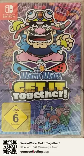 WarioWare: Get It Together! Nintendo Switch, Germany box front