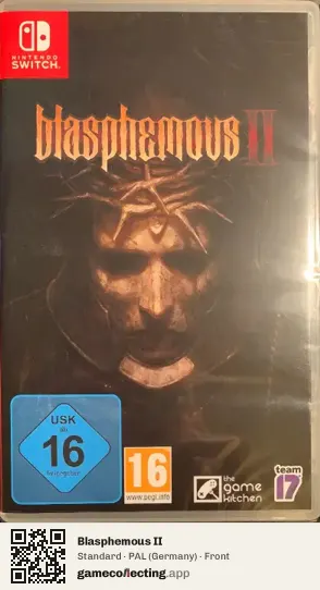 Blasphemous II Nintendo Switch, Germany box front