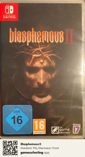 Blasphemous II Nintendo Switch, Germany box front