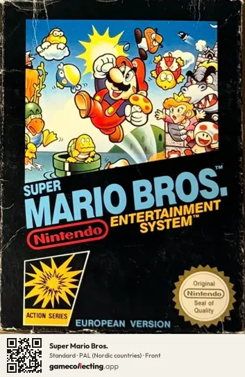 Super Mario Bros. Nintendo Entertainment System, Nordic countries box front