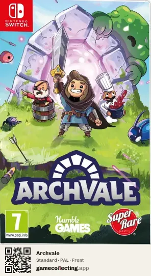 Archvale Nintendo Switch, PAL box front