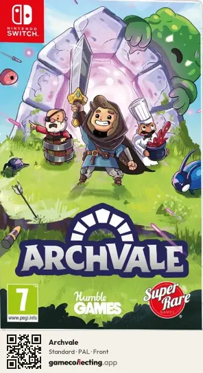 Archvale Nintendo Switch, PAL box front