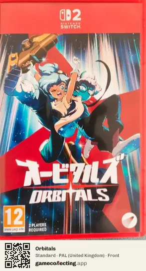 Orbitals Nintendo Switch 2, United Kingdom box front