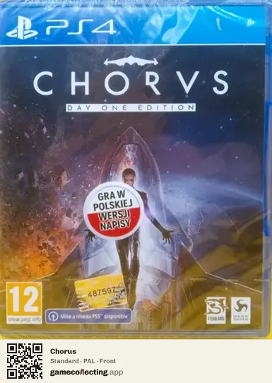 Chorus PlayStation 4, PAL box front