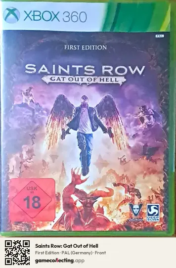 Saints Row: Gat Out of Hell Xbox 360, Germany box front