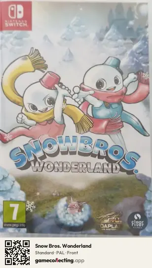 Snow Bros. Wonderland Nintendo Switch, PAL box front